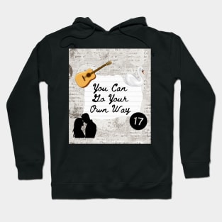 Go Your Own Way Fleetwood Mac Lyric Print Hoodie